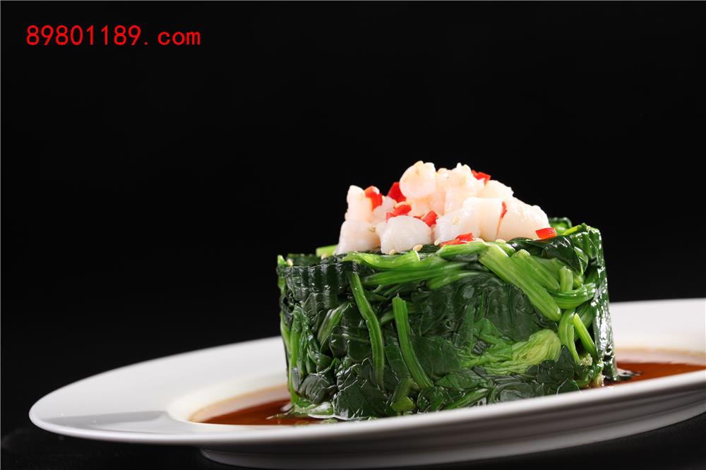 蟹肉菠菜墩